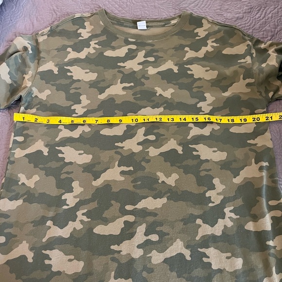 Old Navy Loose vintage camouflage y shirt dress Size M - Picture 6 of 6
